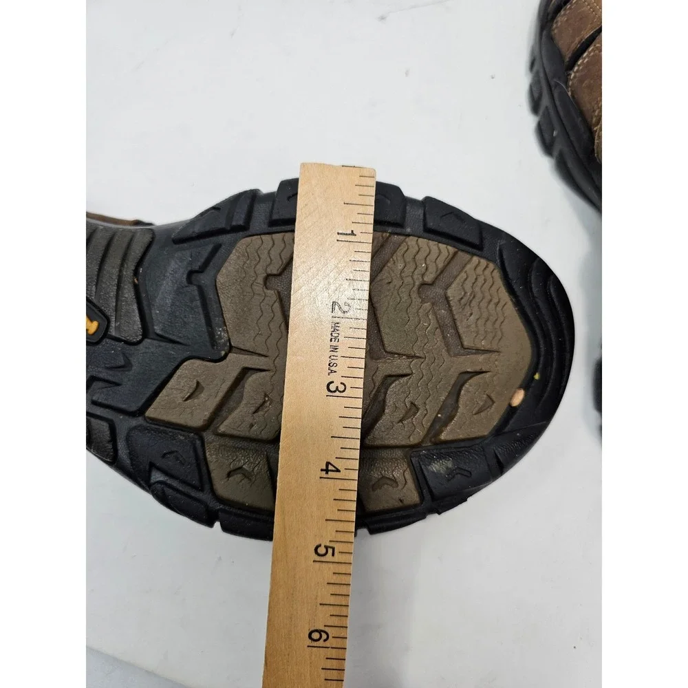 Keen‎ Newport Brown Leather Fisherman Sandals Mens Water Hiking Shoes Toe Guard